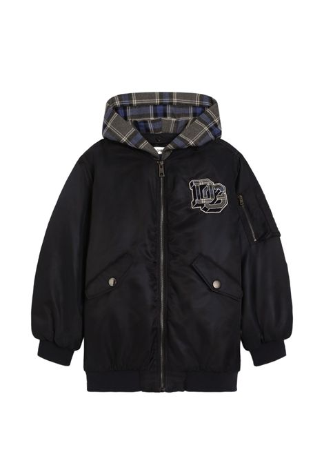 Giubbino col logo DOLCE & GABBANA KIDS | L4JB8I FUS44B0665